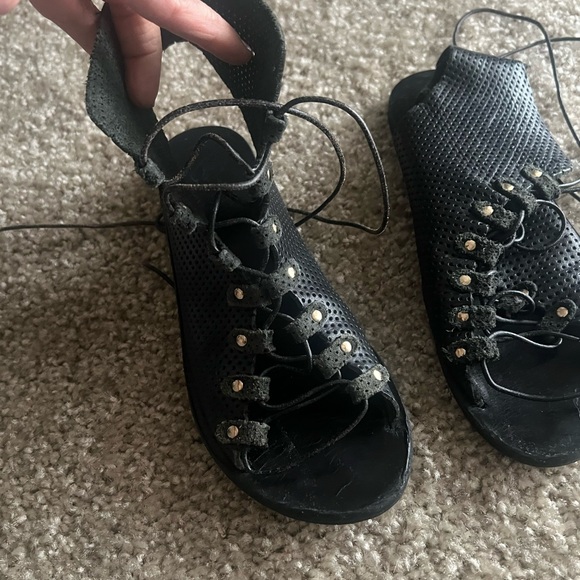 Ancient Greek sandals gladiator lace up sandal 36 Handmade in Greece $269 - Picture 4 of 11